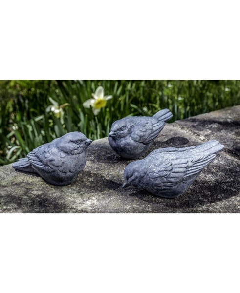 Trio D'Oiseaux Garden Statue, Set of 3