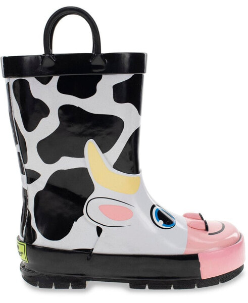 Big Boys Colbie Cow Rain Boot