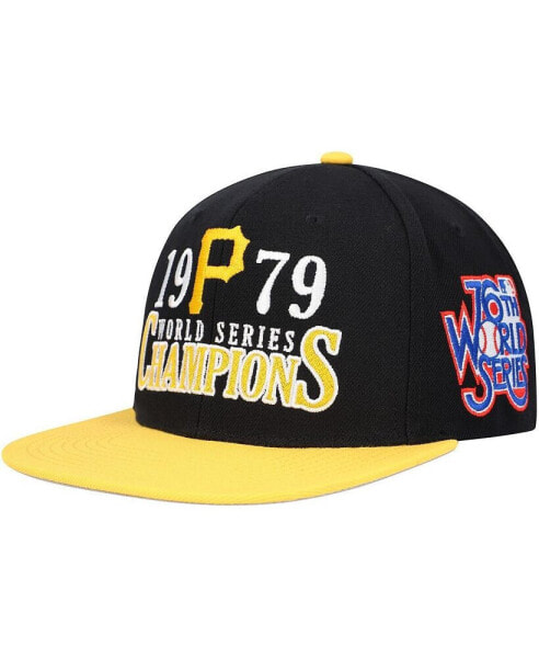 Men's Black Pittsburgh Pirates World Series Champs Snapback Hat