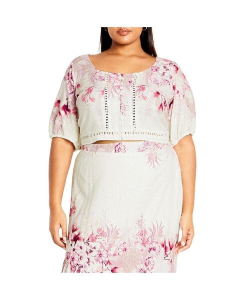 Блузка City Chic plus Size Isabella Border