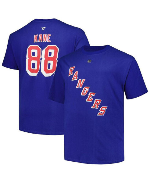 Men's Patrick Kane Blue New York Rangers Big and Tall Name and Number T-shirt