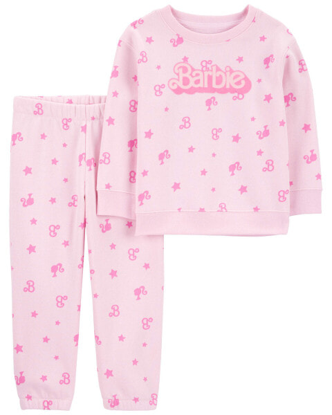 Toddler 2-Piece Barbie Sweatshirt & Pant Set 2T