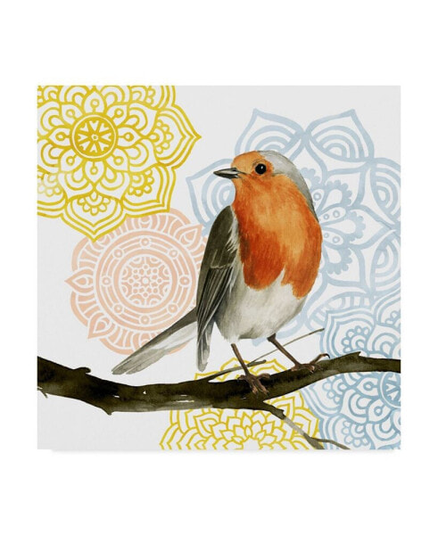 Grace Popp Mandala Bird IV Canvas Art - 20" x 25"