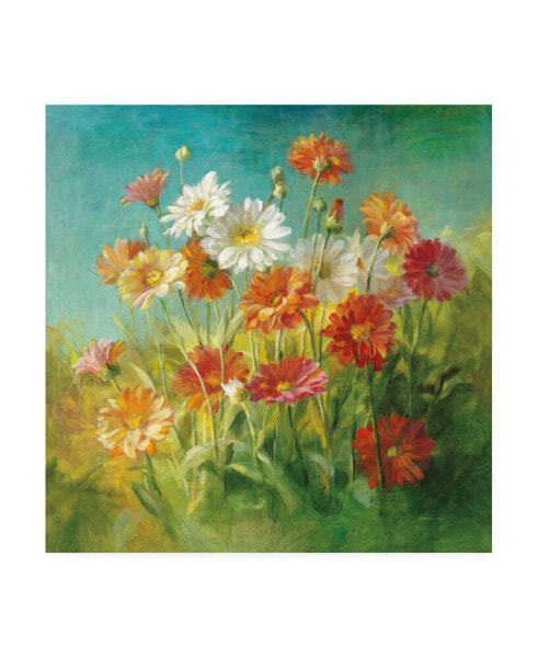 Danhui Nai Painted Daisies Canvas Art - 19.5" x 26"