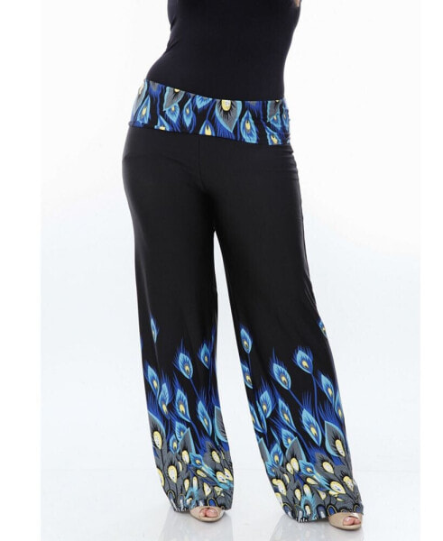 Plus Size Printed Palazzo Pants