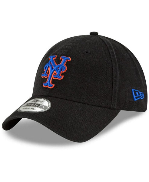 Men's Black New York Mets Fashion Core Classic 9Twenty Adjustable Hat