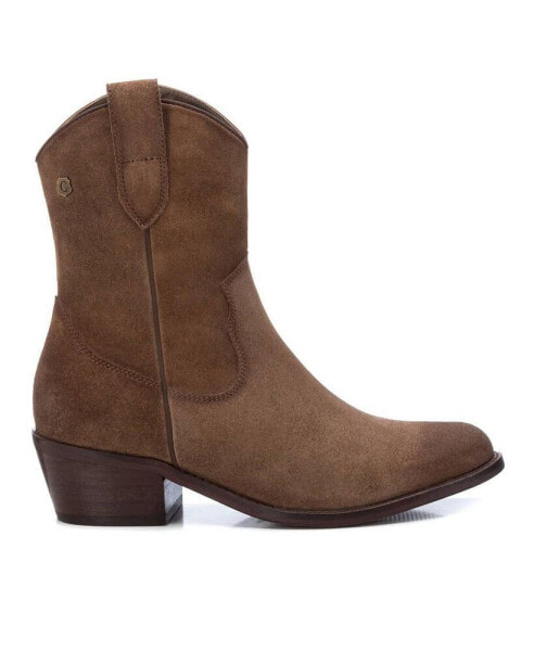 Women's Italian Western Suede Booties Carmela Collection By XTI