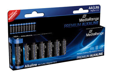 Одноразовая батарейка Mediarange AA Alkaline 1.5 V 10 шт - в упаковке