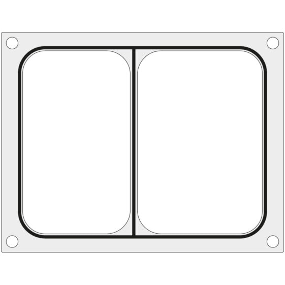 Кухонные аксессуары матрица для сварочного аппарата Hendi 805893 - BOKAMA на лоток dwudzielną 227x178 мм