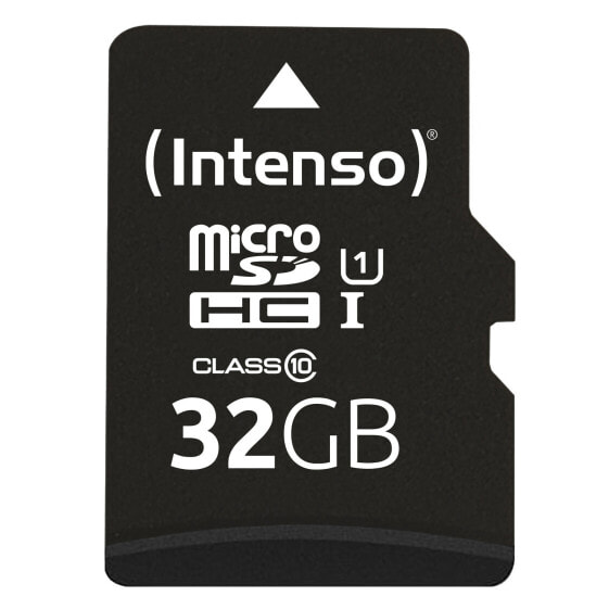 Intenso 3424480 - 32 GB - MicroSD - Class 10 - UHS-I - Class 1 (U1) - Temperature proof - Shock resistant - Waterproof - X-ray proof