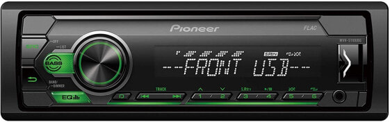 Pioneer MVH-S310BT 1DIN Car Radio with Half Installation Depth German Menu Language Bluetooth USB AUX-IN Hands-Free Red