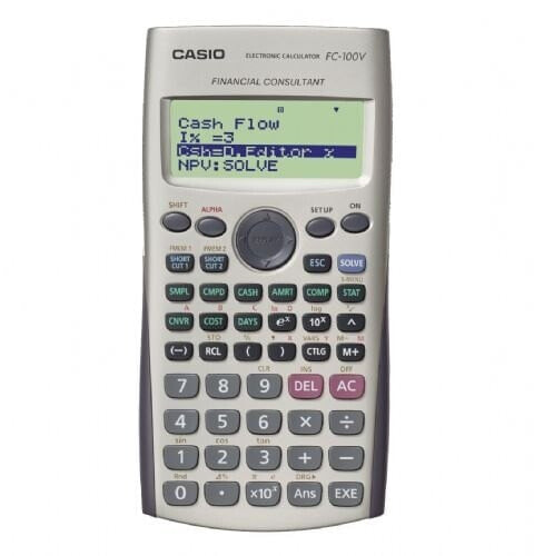 CASIO Fc100V Financial Calculator