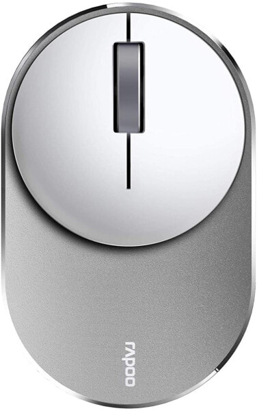Rapoo M600 Mini Silent Wireless Mouse 1300 DPI Sensor 6 Months Battery Life Quiet Buttons Ergonomic for Left and Right Handed PC & Mac - Black