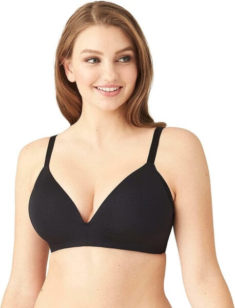 Wacoal 274077 Women's Ultimate Side Smoother Wire Free Bra, Black, 34DD