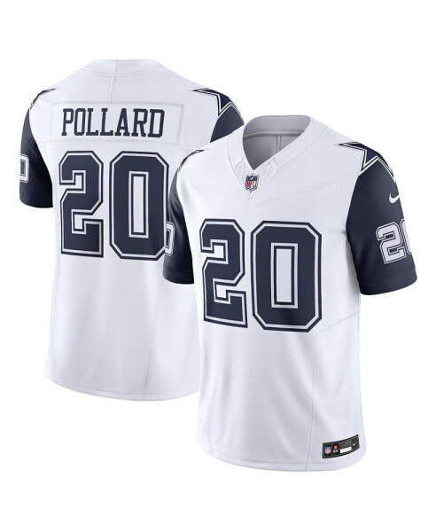 Men's Tony Pollard White Dallas Cowboys Vapor F.U.S.E. Limited Jersey
