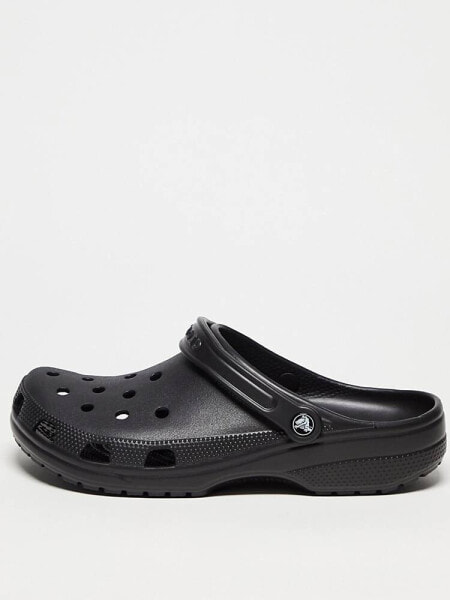 Crocs  unisex classic clogs in black