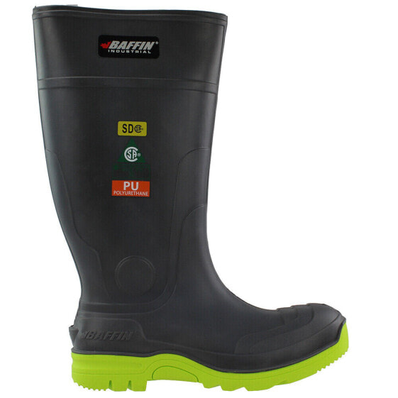 Baffin Brutus 16 Inch Waterproof Steel Toe Work Mens Grey Work Safety Shoes DUR