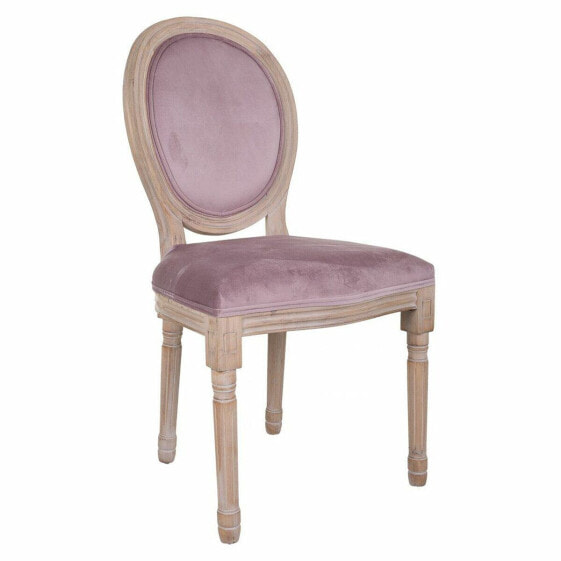 Dining Chair Alexandra House Living Pink 100 % polyester 46 x 96 x 48 cm