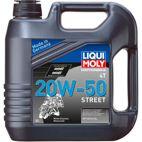 LIQUI MOLY 4T 20W50 Mineral 4L Motor Oil