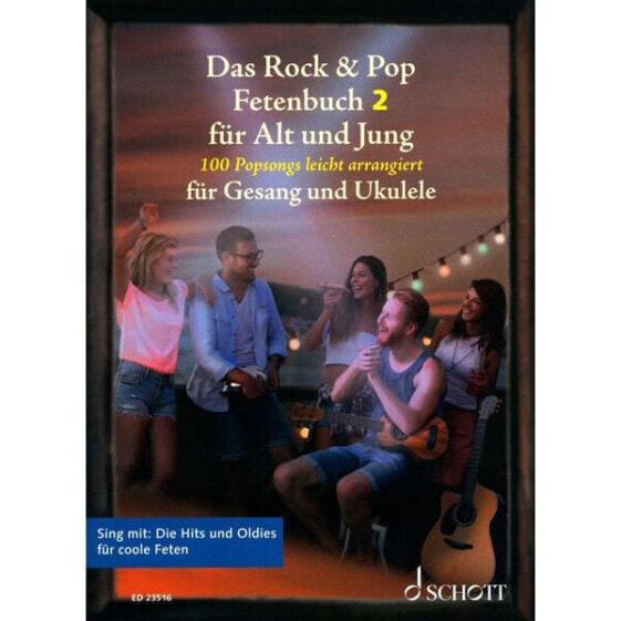 Укулеле Schott Rock & Pop Fetenbuch 2