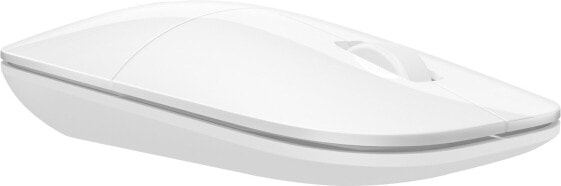 HP Z3700 White Wireless Mouse - Ambidextrous - Optical - RF Wireless - 1200 DPI - White