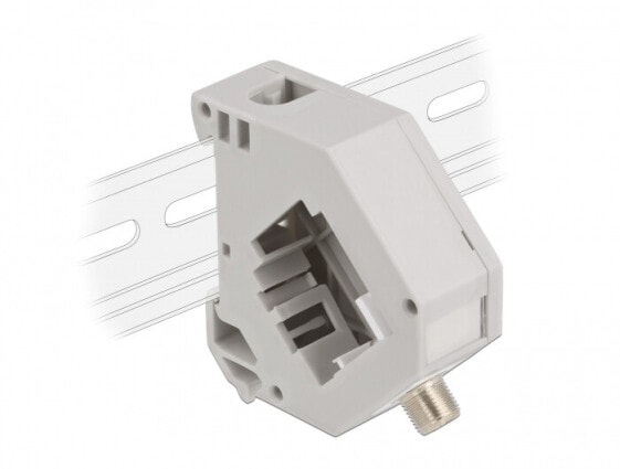 Delock 87160 - Grey - F connector - F connector - Female - Female - Plastic