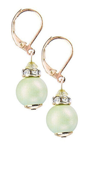 Charming Soft Cube earrings made of Lampglas ECU33 pearls