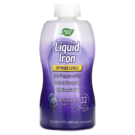 Liquid Iron, Berry, 16 fl oz (480 ml)