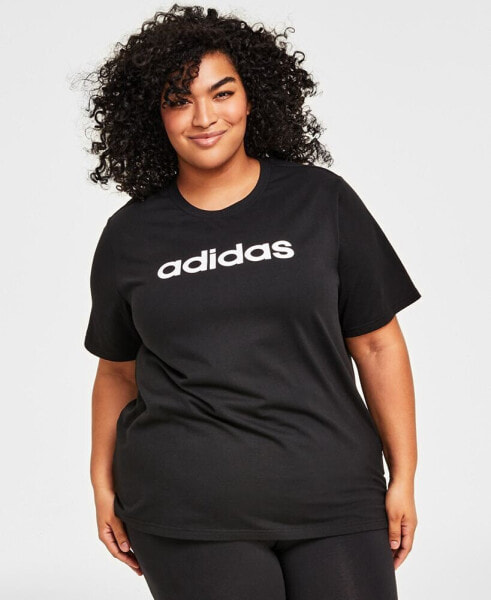 Футболка Adidas Plus Size  Crewneck Tee