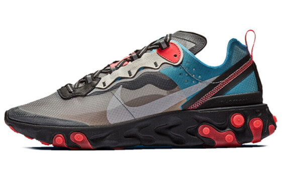 Кроссовки Nike React Element 87 Blue Chill Solar Red AQ1090-006