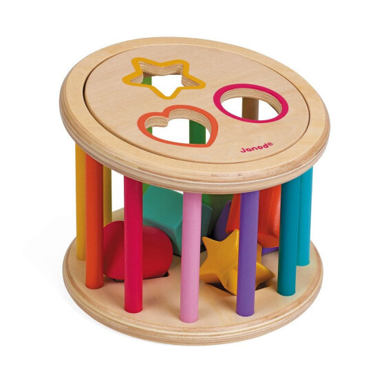 JANOD I Wood Shape Sorter Drum