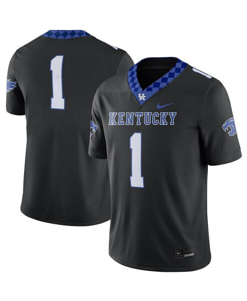 Men's #1 Black Kentucky Wildcats Alternate Game Jersey