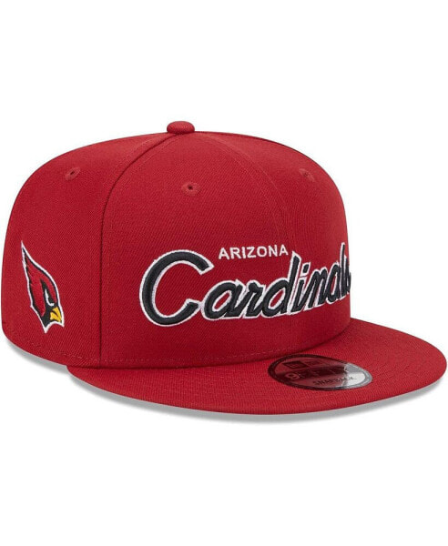 Бейсболка New Era мужская Cardinal Arizona Cardinals Main Script 9FIFTY Snapback Hat