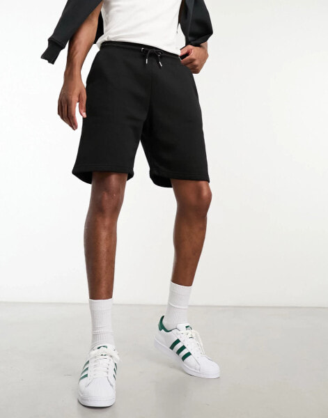 DTT jersey shorts in black