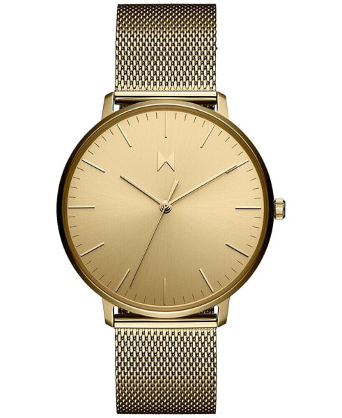 Men's Legacy Slim Gold-Tone Mesh Bracelet Watch 42mm