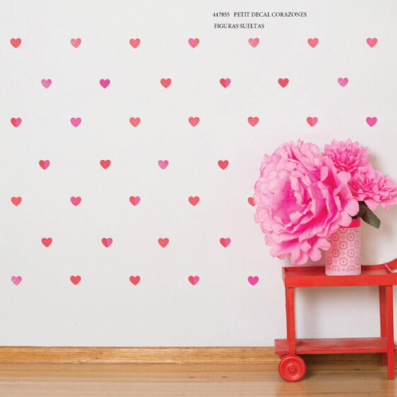 Наклейки на стену с сердечками PETIT COLLAGE Little Wall Decal Hearts