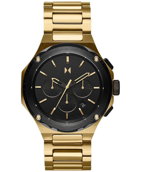 Men's Raptor Gold-Tone Bracelet Watch 46mm