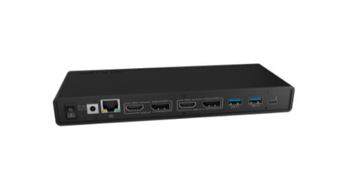 ICY BOX IB-DK2245AC - Wired - USB 3.2 Gen 1 (3.1 Gen 1) Type-C - 60 W - 3.5 mm - 10,100,1000 Mbit/s - Black