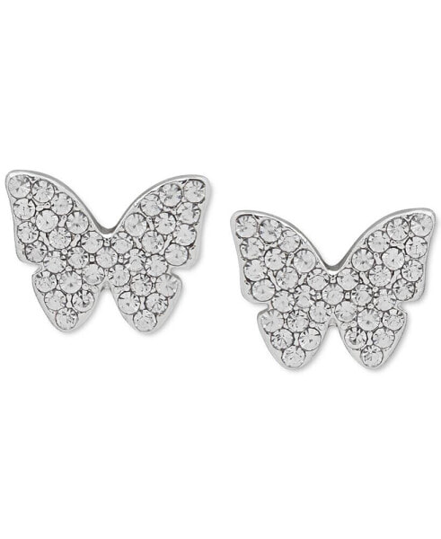 Серьги DKNY pavé Butterfly