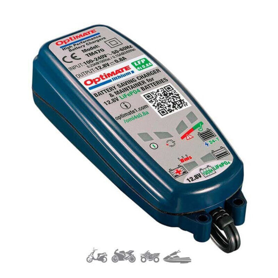 Зарядное устройство Optimate TM-470 для литиевых аккумуляторов 0.8 A