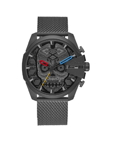 Наручные часы Guess Supernova Diamond-Accent Black Silicone Watch 44mm.