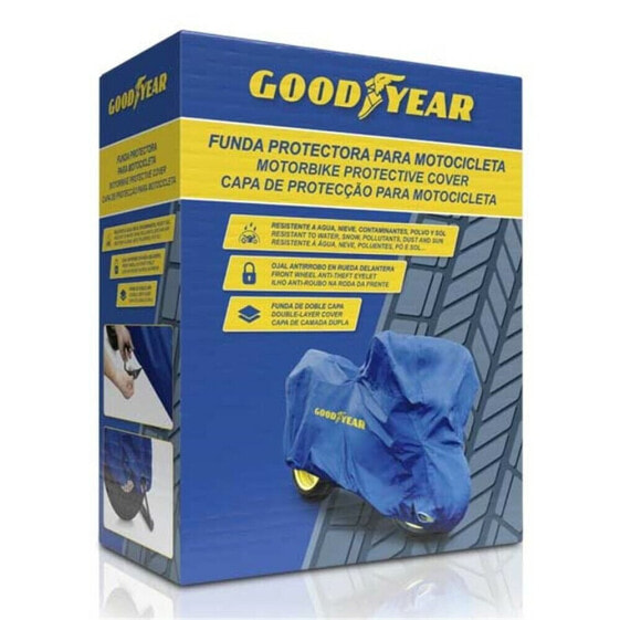 Motorcycle Cover Goodyear GOD7021 Blue