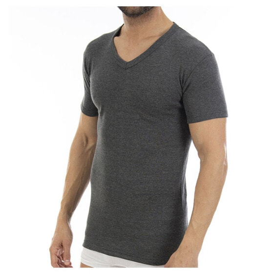 LACOTEX Short sleeve V neck base layer