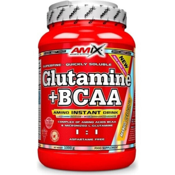 Спортивное питание AMIX Powder Glutamine BCAA 1000 г Лесные ягоды