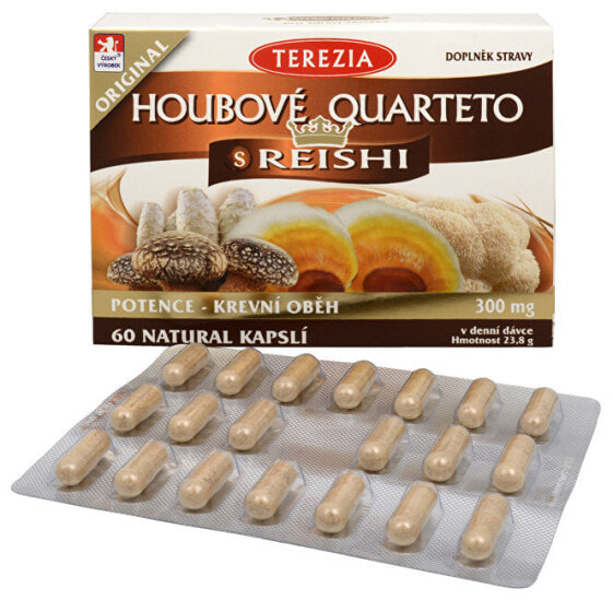 Quarteto with reishi mushroom 60 capsules