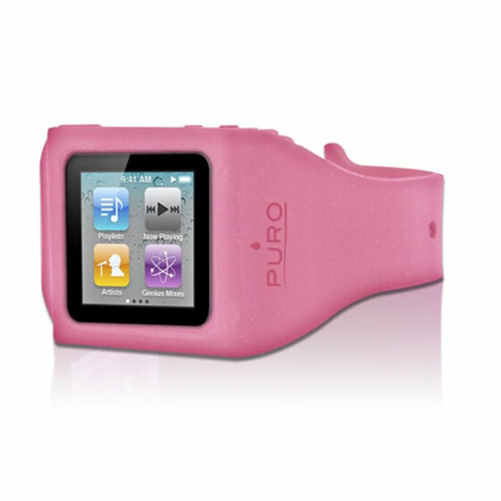 Часы и аксессуары Muvit Чехол для часов iPod Nano 6G Розовый