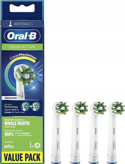 Końcówka Oral-B do szczoteczki elektrycznej Cross Action 4szt.