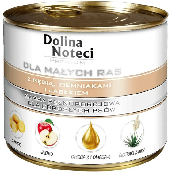 Влажный корм для собак Dolina Noteci Premium Яблоко Картошка гусь 185 г