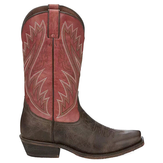 Ботинки ковбойские Nocona Boots Zayne 13 дюймов квадратный нос мужские коричневые, красные повседневные ботинки HR557