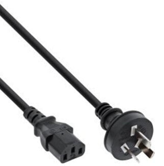 InLine power cable - China male / 3pin IEC C13 male - 0.5m